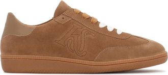 Kazar Schoenen, Heren, Bruin, 39 EU, Su&egrave;de, Heren lichtbruine su&egrave;de sneakers met borduurwerk