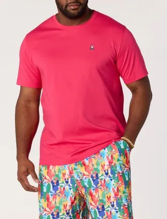 Psycho Bunny Big & Tall Crewneck T-Shirt in Pink at Nordstrom, Size Xxx-Large