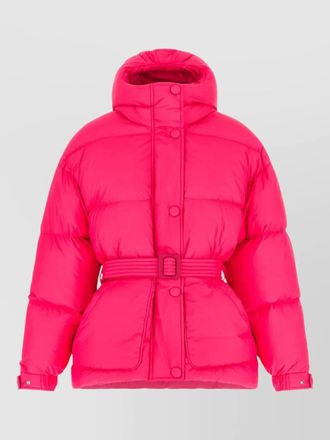 Ienki Ienki down oversized belted quilted hooded coat