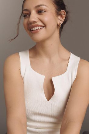 Reformation Rylie Cotton Sweater Tank Top