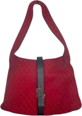 Bottega Veneta Pre-owned Drawstring Shoulder Bag - Dames - Vintage Schoudertas - Rood - ONE Size - Vintage