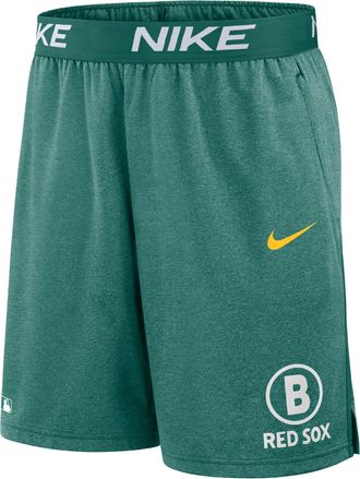 Nike Boston Red Sox City Connect Nike Mens Dri-FIT MLB Shorts in Green | 015E0CMBBQ-RLY