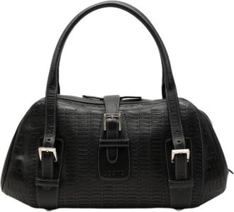 Loewe Pre-owned Senda Handbag - Dames - Vintage Handtas - Zwart - ONE Size - Leer - Vintage
