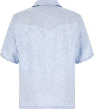 Brunello Cucinelli Linen Shirt - Blue