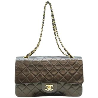 Chanel Pre-owned Vintage Schoudertas - Dames - Pre-owned - Bruin - Maat: ONE Size Leer