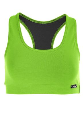 Winshape Sport-Bustier WINSHAPE WVR1, Damen, Gr. XS, gr&uuml;n (apfelgr&uuml;n), Obermaterial: 90% Baumwolle, 10% Elasthan, BHs Sport-Bustier