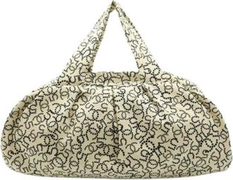 Chanel Pre-owned Handbags, female, Beige, Size: ONE SIZE Pre-owned Canvas chanel-bags