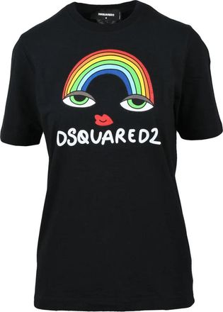 Dsquared2 Relaxed Fit Black T-Shirt