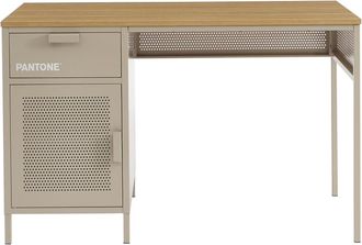 Pantone Escritorio de metal topo 120cm