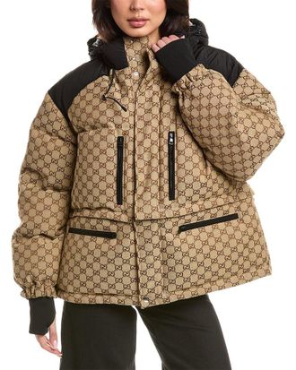 Gucci Canvas Bomber Jacket