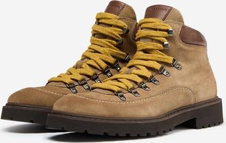 Oliver Sweeney Mens Oliver Sweeney Calf Suede Hiker Boots - Brown - Size: UK-8.5 / us-9.5 / eu-42.5