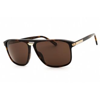 Chopard Mens Brown Rectangular Sunglasses SCH293