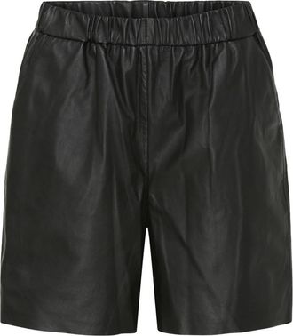 BTF-CPH Btfcph - Leren Shorts - Dames - Korte broeken - Zwart - Maat: S Leer