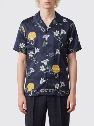 Dr&ocirc;le de Monsieur Dr&ocirc;le de Monsieur Camicia in seta con stampa