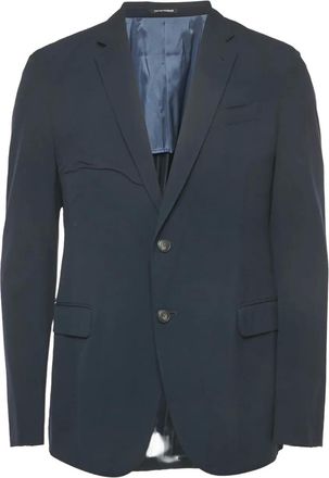 Emporio Armani Blazer met enkele rij knopen - Blauw