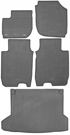 OEM Juego De Alfombrillas De Goma Para Coche Y Alfombrilla Para Maletero Para Honda Hr-v Suv (09.2015-08.2021)