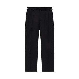 Rhude Wide Trousers, male, Black, Size: 2XL Provence Tailored Straight Leg Pants