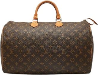 Louis Vuitton Pre-owned Handbags, female, Brown, Size: ONE SIZE Pre-owned Canvas Handbag