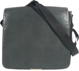 Louis Vuitton Pre-owned Messenger Bag - Heren - Vintage Schoudertas - Zwart - ONE Size - Leer - Vintage