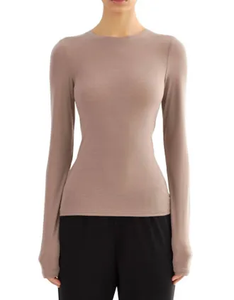 LaMarque Medora Long Sleeve Top In Taupe