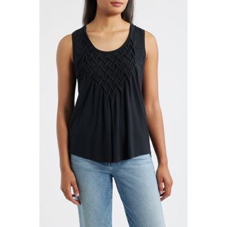 Tommy Bahama Kauai Lattice Tank Top in Black at Nordstrom, Size X-Large