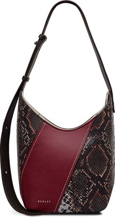 Radley London Beaton Close - Patchwork Small Ziptop Crossbody Bag in Carmine at Nordstrom