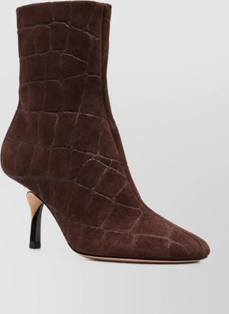 Jacquemus suede leather ankle boots