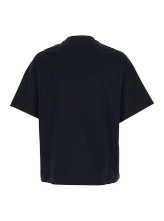 Jil Sander Logo-Embroidered Cotton T-Shirt - Black