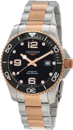 Longines Hydroconquest Automatic Black Dial Mens Watch L3.782.3.58.7