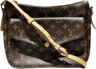 Louis Vuitton Pre-owned Cross Body Bags, female, Brown, Size: ONE SIZE Pre-owned Vintage Canvas Cross Body Bag