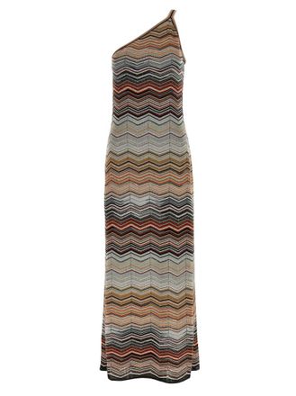 Missoni Multicolor One-shoulder dress