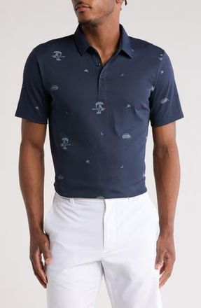 Travis Mathew Beach Creature Polo in Total Eclipse at Nordstrom Rack, Size Xxx-Large