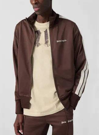 Palm Angels Mens Side bands track jacket