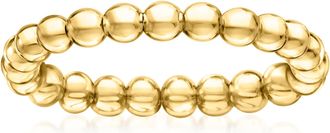 Canaria Canaria 3mm 10kt Yellow Gold Bead Stretch Ring
