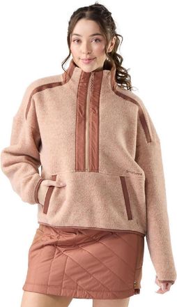 Smartwool Womens Second Cut Fleece Half-Zip Brown XS