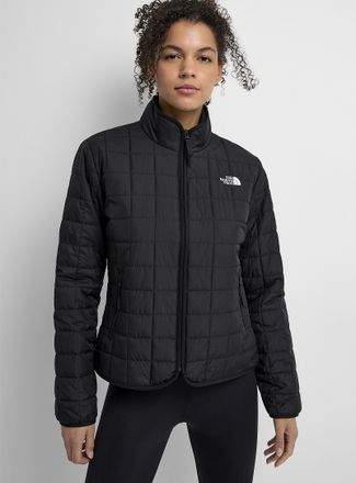 The North Face Womens Junction polar-fleece-collar quilted jacket