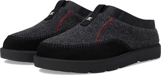 Sorel Byways Mule Mens Slippers Black/Black : 10 D - Medium, Suede