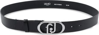 Liu Jo Cintura con logo - Nero