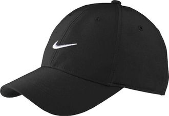 Nike Nike Dri-FIT Structured Club Cap Snapback Adjustable Hat (US, Alpha, Small, Medium, Black), Black, S-M