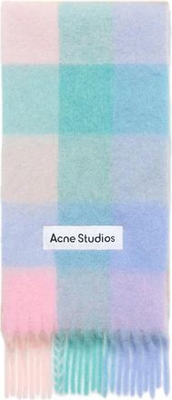 Acne Studios Ruitjes Sjaal - unisex - Accessoires - Veelkleurig - Maat: ONE Size Wol