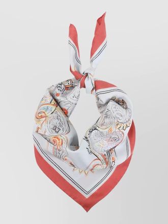 Etro turandot paisley lightweight square scarf 70