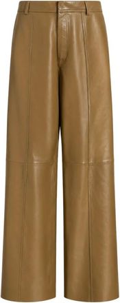 Alberta Ferretti Pantaloni a palazzo - - Trousers - Donna - Verde - S