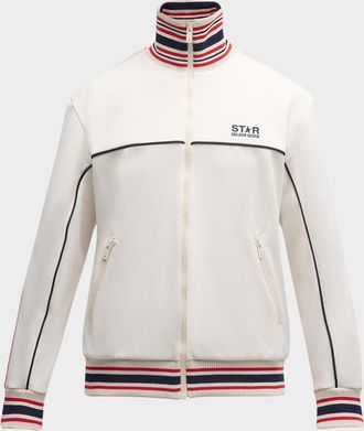 Golden Goose Men & apos;s Zipped Patchwork Track Jacket