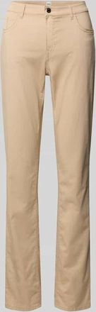 Brax Brax Hose mit Eingrifftaschen Modell Mary in Beige, Gr&ouml;&szlig;e 34K