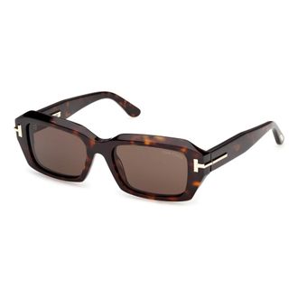 Tom Ford Sunglasses, unisex, Brown, Size: 53 MM Ti0025