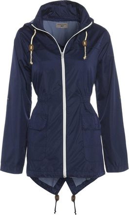 SS7 Womens Showerproof Mac, Festival Raincoat, Sizes 8 to 16 (UK - 8, Navy)