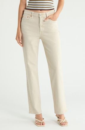 Levi's Ribcage High Waist Slim Jeans in To The Bone Star at Nordstrom, Size 30 X 31