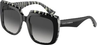 Dolce & Gabbana Authentieke stijlvolle zonnebril- Premiumkwaliteit! - unisex - Zonnebrillen - Zwart - 54 MM - Accessoires