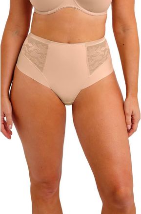 Fantasie Illusion High Waist Briefs in Natural Beige at Nordstrom, Size Xx-Large