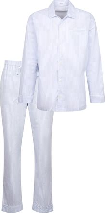 Seidensticker Schlafhose SEIDENSTICKER, Herren, Gr. 48, Normalgr&ouml;ssen, hellblau, 100% Baumwolle, kariert, Hosen Schlafhose